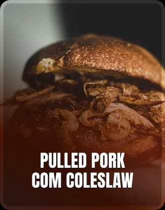 Pulled pork com coleslaw